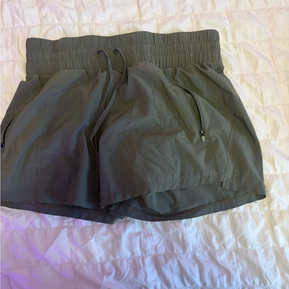 All in Motion Dark Green Athletic Shorts